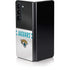 NFL Jacksonville Jaguars White Striped Galaxy Z Fold5 5G Skin